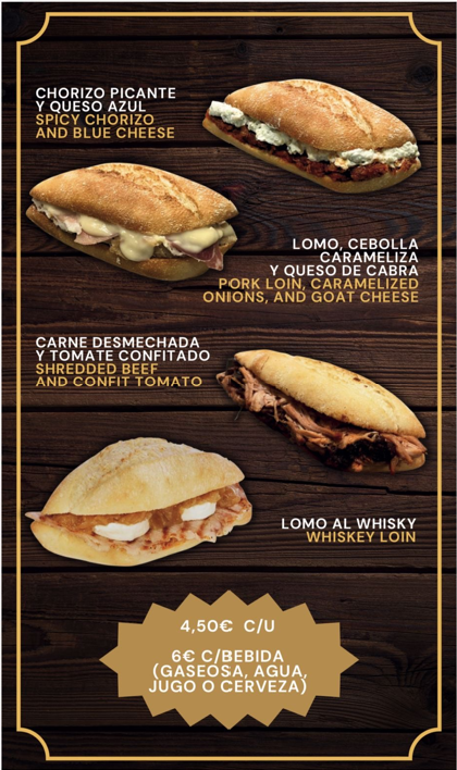 Bocadillos Gourmet — 4 variedades
